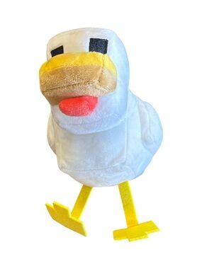 Mojang Studios Minecraft Chicken Plush Stuffed Animal Small 6-14in Washable